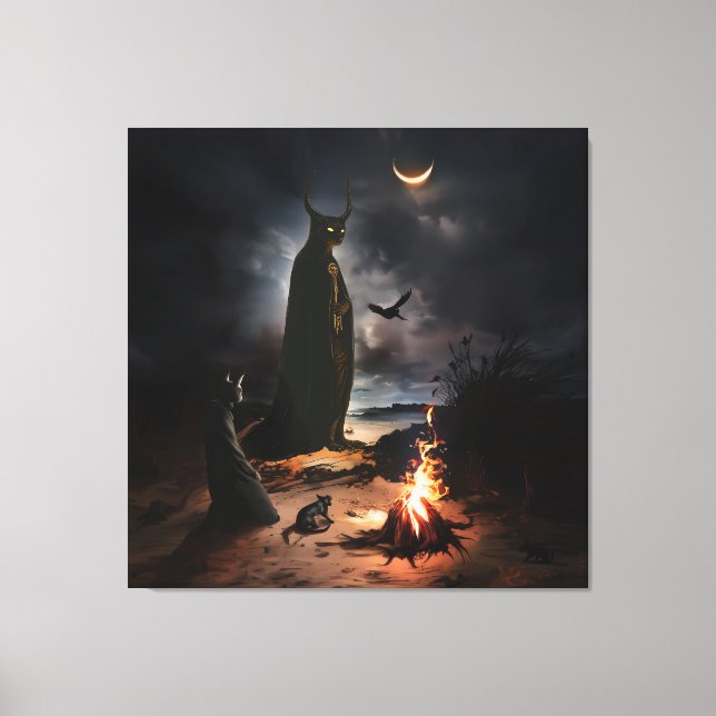 Bonfire Canvas Print (Front)