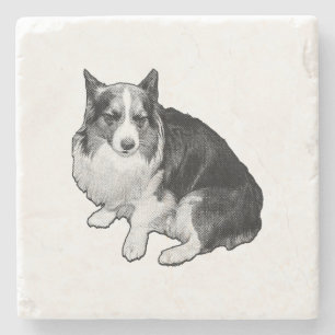 Bonfire Dot Rim Stone Coaster