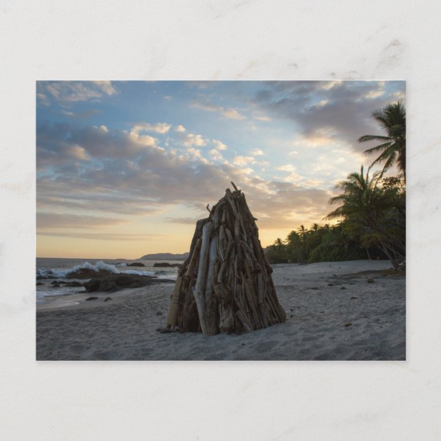 Bonfire In Montezuma Postcard (Front)