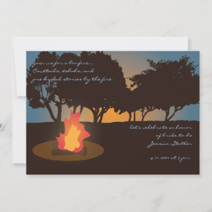 Bonfire Invitation