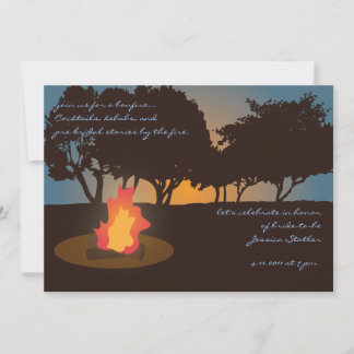Bonfire Invitation
