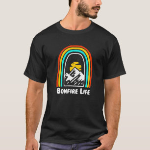 Bonfire Life Camping Wildlife Camper Outdoor Natur T-Shirt