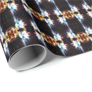 Bonfire Mirror Tiled Wrapping Paper