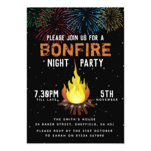 Bonfire Night Wedding Invitations 7