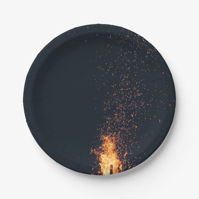 bonfire paper plate (Front)