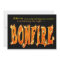 Bonfire party invitations
