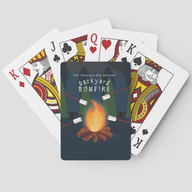 Bonfire Party Playing Cards (Back)