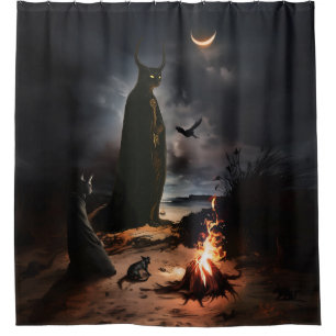 Bonfire Shower Curtain
