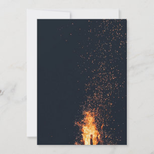 bonfire thank you card