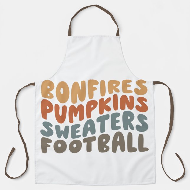 Bonfires and Football Apron (Front)