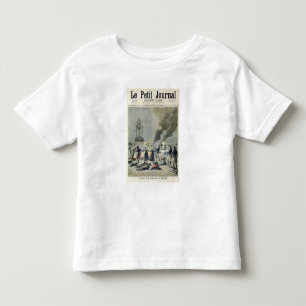 Bonfires lit to celebrate the summer solstice in toddler T-Shirt