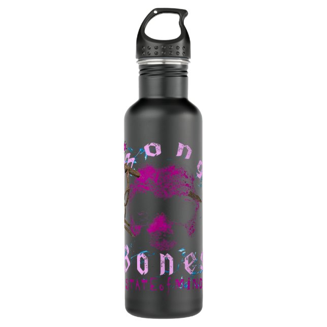 Bong Bones State of Mind Powerful Art design 710 Ml Water Bottle (Front)
