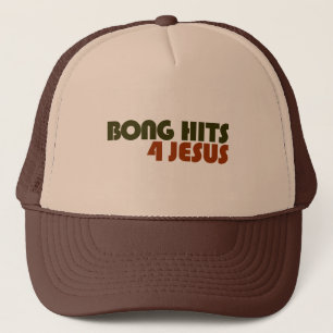 Bong Hits For Jesus Trucker Hat