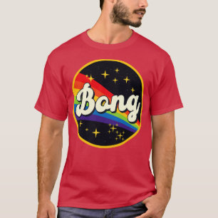 Bong Rainbow In Space Vintage Style T-Shirt