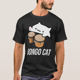 bongo cat meme tshirt with a cute bongo cat 1