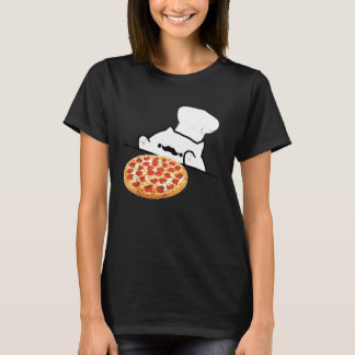 Bongo Cat Pizza Chef Dank Memes T-Shirt