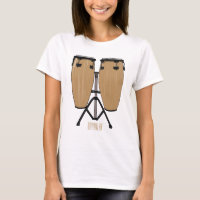 Bongo drum cartoon illustration