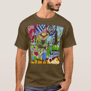 Bongo Drums Havana Cuba Spanish Music Funny Cuban T-Shirt