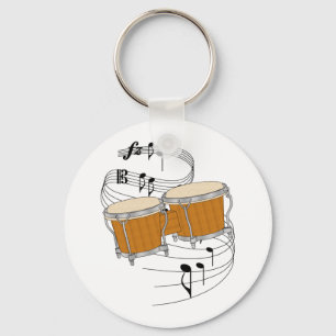 Bongos Key Ring