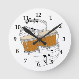 Bongos Wall Clock