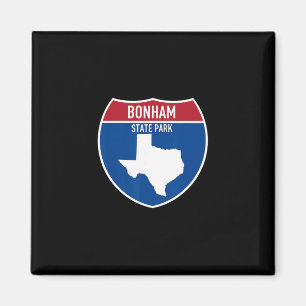 Bonham State Park Texas Tx Highway Vacation Souven Magnet