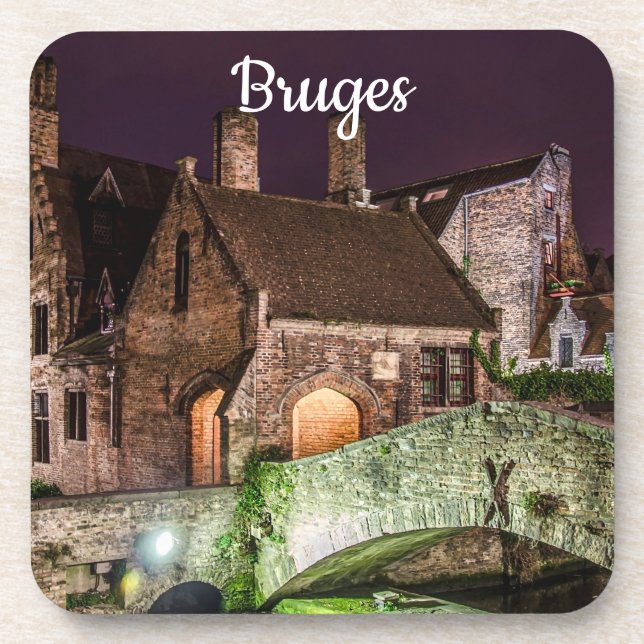Bonifacius Bridge in Bruges Coaster (Front)