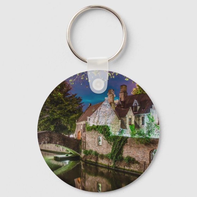 Bonifacius Bridge in Bruges Key Ring (Front)