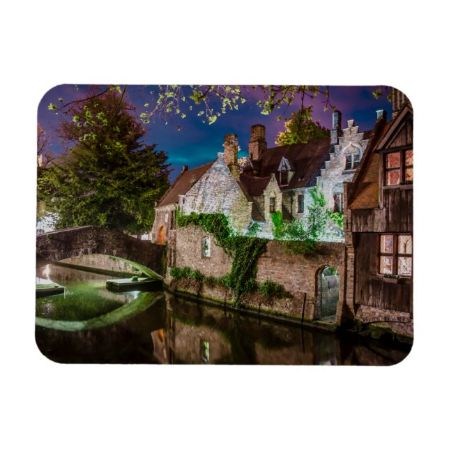 Bonifacius Bridge in Bruges Magnet (Horizontal)