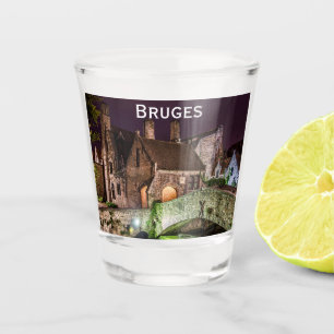 Bonifacius Bridge in Bruges Shot Glass