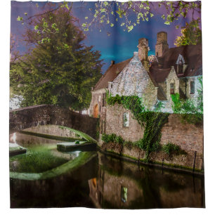 Bonifacius Bridge in Bruges Shower Curtain