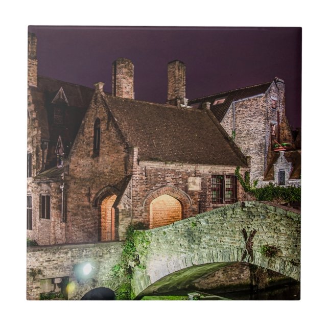 Bonifacius Bridge in Bruges Tile (Front)