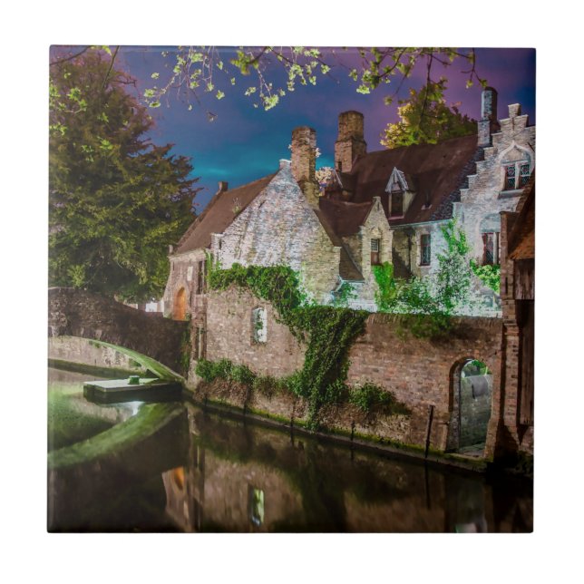 Bonifacius Bridge in Bruges Tile (Front)