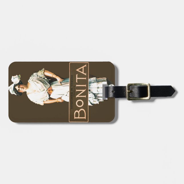 bonita luggage tag (Front Horizontal)