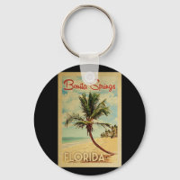 Bonita Springs Palm Tree Vintage Travel