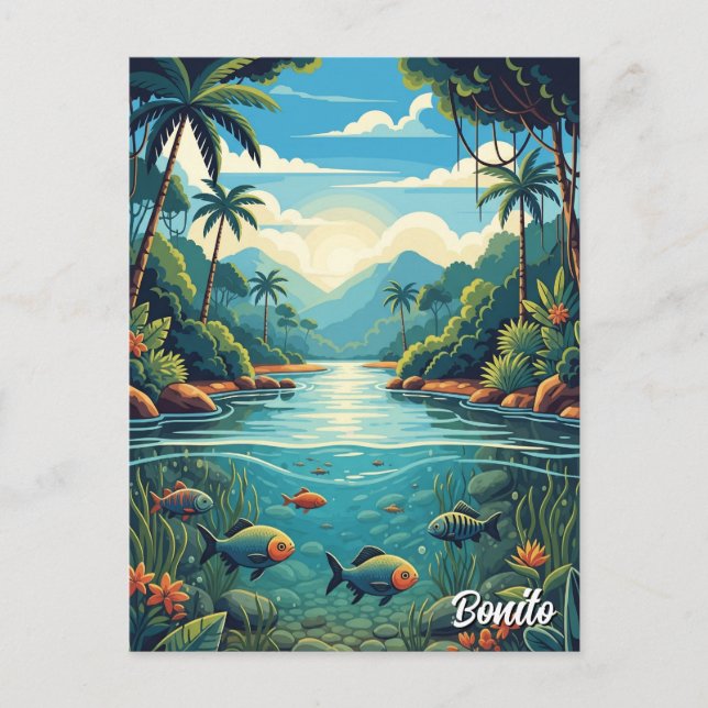 Bonito Brazil Travel Postcard (Front)
