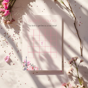 Bonjour Bebe   Find The Guest Baby Bingo Game Card