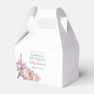 Bonjour Bebe   Floral French Baby Shower Favour Box