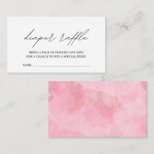 Bonjour Bebe French Baby Shower Diaper Raffle Encl Enclosure Card