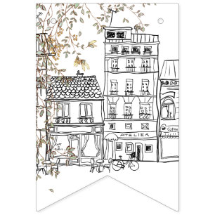 Bonjour Bebe Gender Neutral Baby Shower Bunting