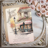 Bonjour Bebe Paris France French Cafe Baby Shower