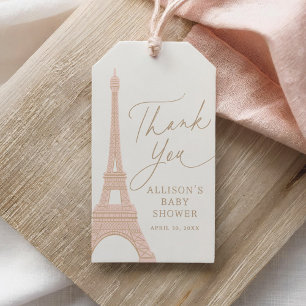 Bonjour Bebe Paris French Baby Shower Gift Tags