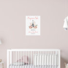 Bonjour Bebe Parisian Floral Baby Shower Welcome