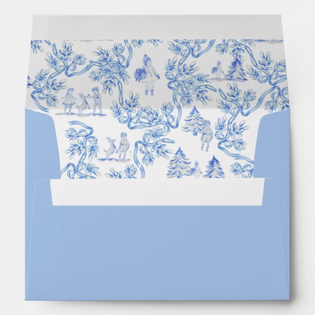 Bonjour Bebe Romantic French Girl Baby Shower  Env Envelope (Back (Bottom))