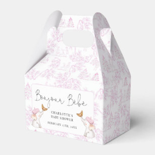 Bonjour Bebe Romantic French Girl Baby Shower   Favour Box