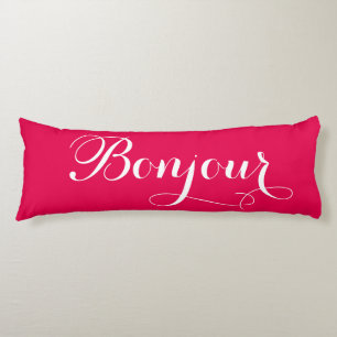 Bonjour Bonsoir Body Pillow