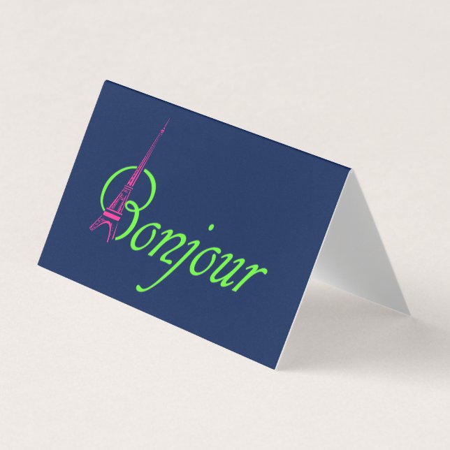 Bonjour Business Card (Front)