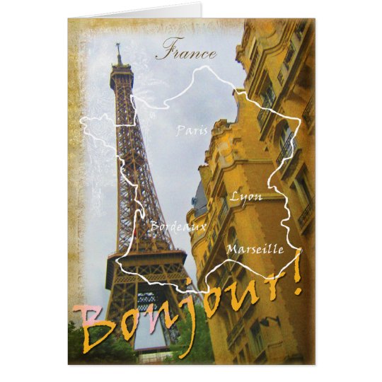 Bonjour! Card
