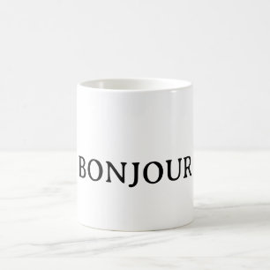 BONJOUR Classic Mug, 11 oz Coffee Mug