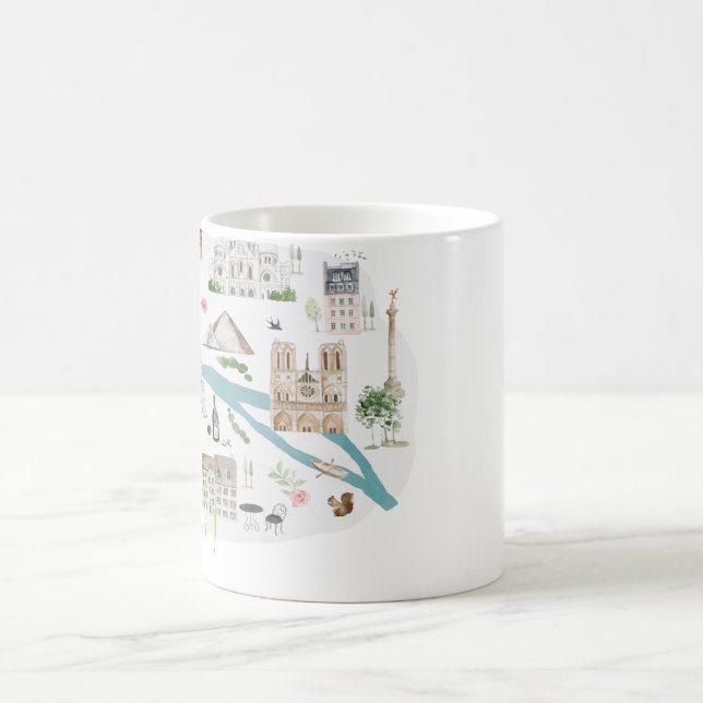 Bonjour! Coffee mug (Center)