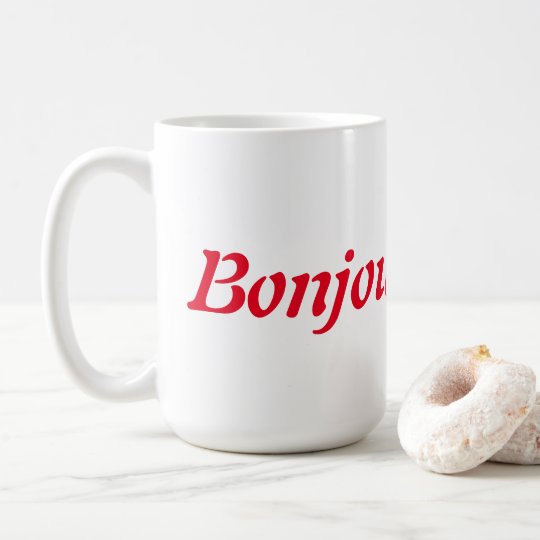 Bonjour Coffee/tea Mug Zazzle.co.uk